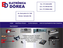 Tablet Screenshot of eletronicadorea.com.br